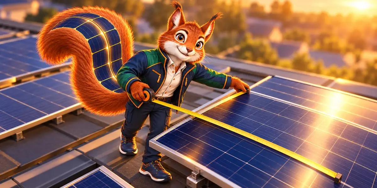 Taille d’un panneau solaire : 1,72 × 1,13 m et 15 m² pour 3 kWc