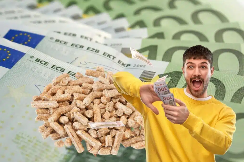 Le prix des pellets en France en 2024 présente des différences notables selon le conditionnement. Pour le pellet en vrac, le coût s'élève à 394 € pour une tonne (1000 kg), soit 0.394 € par kilogramme